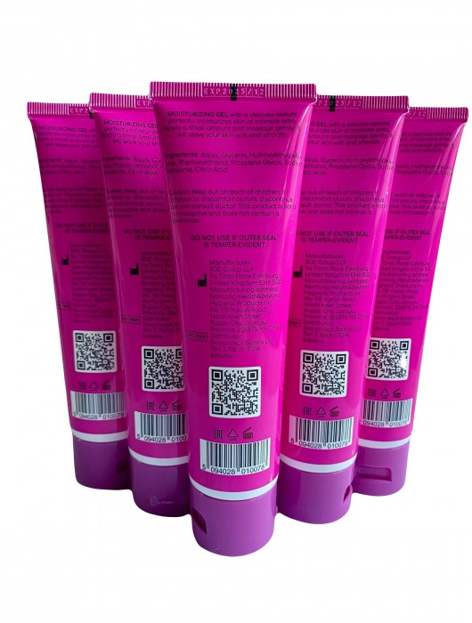 Набор из 5 согревающих лубрикантов на водной основе Egzo Yes (по 100 мл.) - EGZO - купить с доставкой в Уссурийске