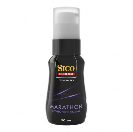 Пролонгирующая гель-смазка Sico Marathon - 50 мл. - Sico - купить с доставкой в Уссурийске