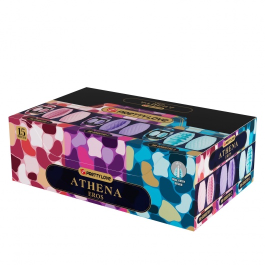 Набор из 15 мастурбаторов Athena - Baile - в Уссурийске купить с доставкой