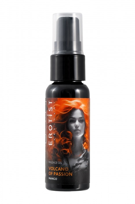 Гель с эффектом вибрации Volcano Of Passion со вкусом манго - 25 мл. - Erotist Lubricants - купить с доставкой в Уссурийске