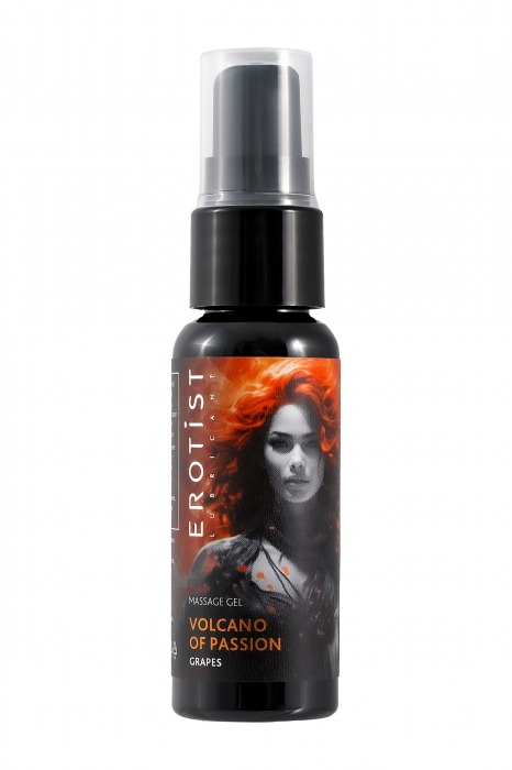 Гель с эффектом вибрации Volcano Of Passion со вкусом винограда - 25 мл. - Erotist Lubricants - купить с доставкой в Уссурийске