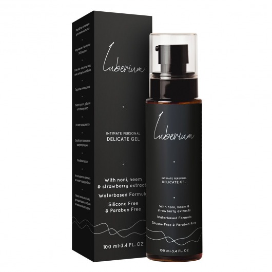Интимный гель с экстрактами нони, нима и клубники Luberium Delicate Waterbased - 100 мл. - Luberium - купить с доставкой в Уссурийске