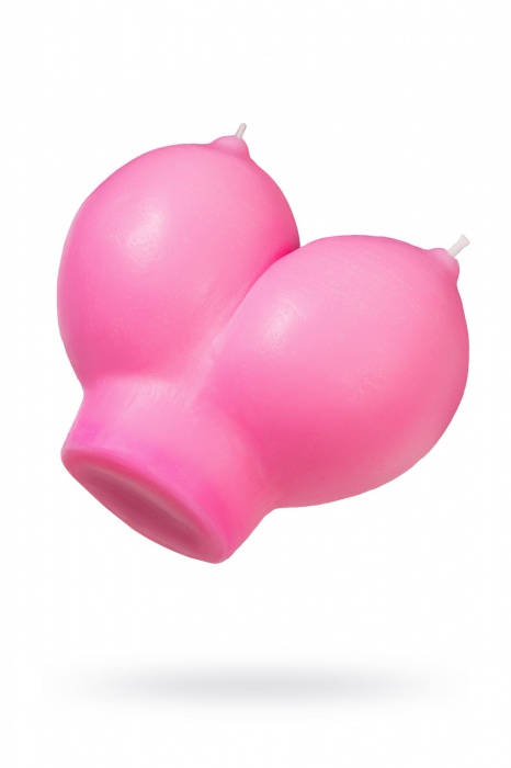 Розовая свеча «Сиськи» - 150 гр. - Pecado - купить с доставкой в Уссурийске