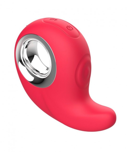 Красный клиторальный массажер с функцией постукивания - Secwell в Уссурийске Красный клиторальный массажер с функцией постукивания - Secwell