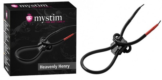 Эрекционное лассо для электростимуляции HEAVENLY HENRY - MyStim - купить с доставкой в Уссурийске