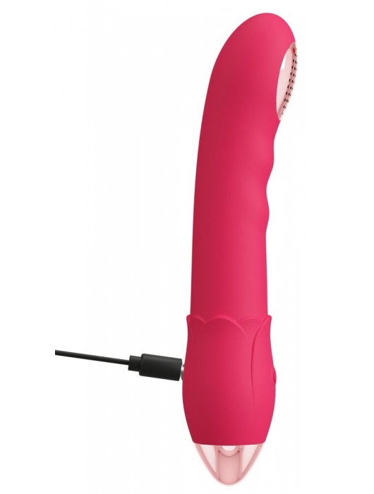 Малиновая насадка на душ с вибрацией Showers to orgasm - 20,1 см. - Orion - купить с доставкой в Уссурийске