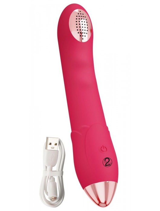 Малиновая насадка на душ с вибрацией Showers to orgasm - 20,1 см. - Orion - купить с доставкой в Уссурийске