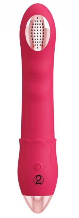Малиновая насадка на душ с вибрацией Showers to orgasm - 20,1 см. - Orion - купить с доставкой в Уссурийске