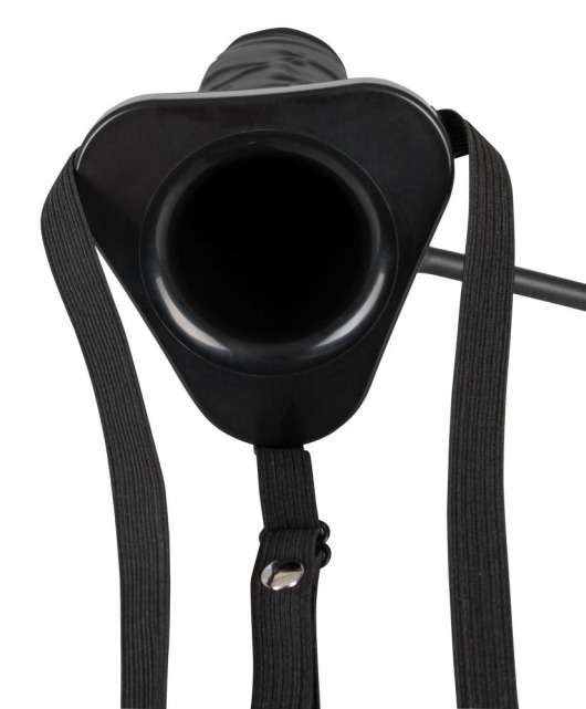 Полый страпон с эффектом увеличения Inflatable Strap-On - 18,5 см. - Orion - купить с доставкой в Уссурийске