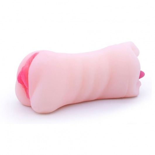 Телесный двусторонний мастурбатор - вагина и ротик - Boys of Toys - в Уссурийске купить с доставкой