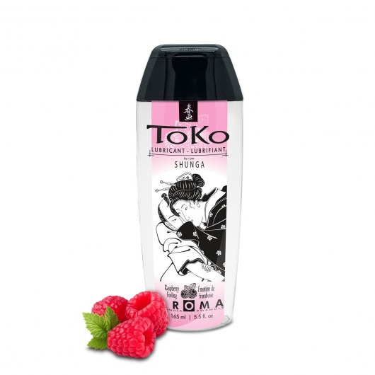 Интимная смазка TOKO Aroma Raspberry Feeling с ароматом малины - 165 мл. - Shunga - купить с доставкой в Уссурийске