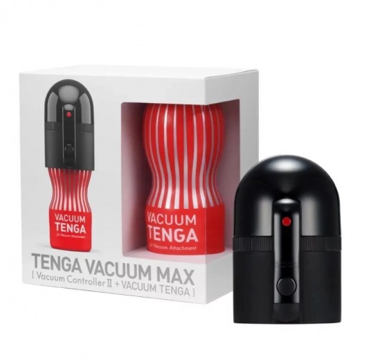 Набор Tenga Vacuum Max: мастурбатор и устройство для создания вакуума - Tenga - в Уссурийске купить с доставкой Набор Tenga Vacuum Max: мастурбатор и устройство для создания вакуума - Tenga - в Уссурийске купить с доставкой