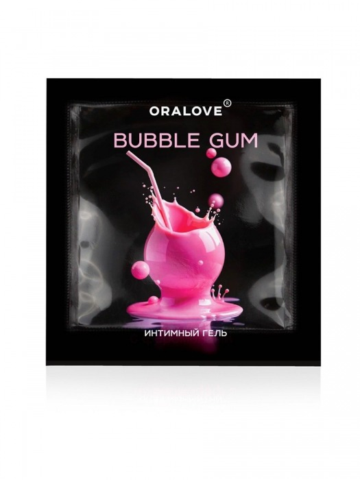 Саше съедобной оральной смазки OraLove с ароматом бабл-гам - 3 гр. - Биоритм - купить с доставкой в Уссурийске