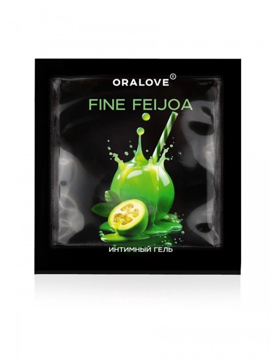 Саше съедобной оральной смазки OraLove с ароматом фейхоа - 3 гр. - Биоритм - купить с доставкой в Уссурийске