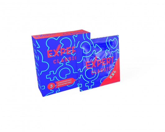 Презервативы увеличенного размера Expert Classic XXL - 3 шт. - Expert - купить с доставкой в Уссурийске