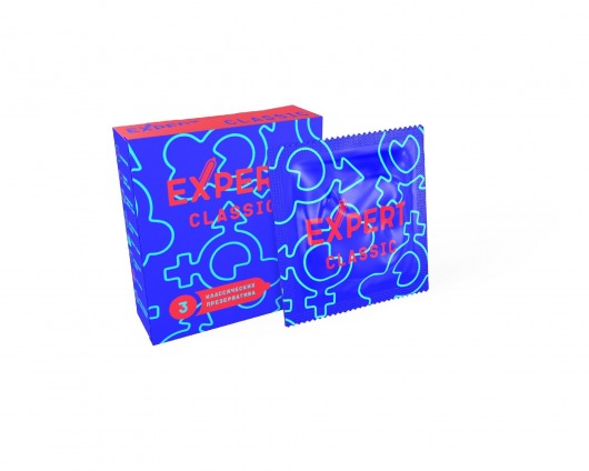Классические презервативы Expert Classic - 3 шт. - Expert - купить с доставкой в Уссурийске