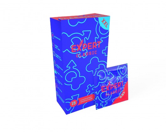 Презервативы увеличенного размера Expert Classic XXL - 15 шт. - Expert - купить с доставкой в Уссурийске