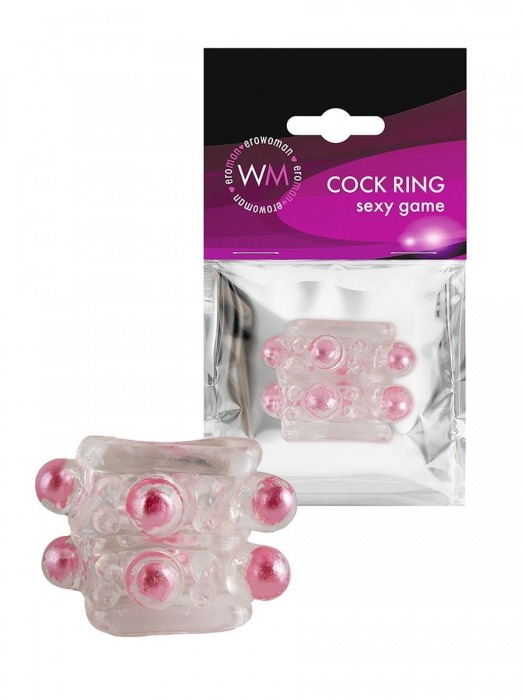 Прозрачная насадка на пенис с цветными шариками - Erowoman-Eroman - в Уссурийске купить с доставкой