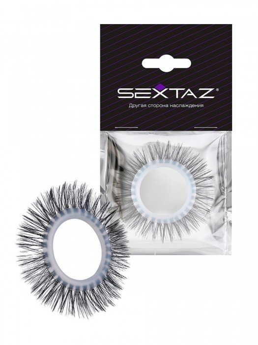Круглое эрекционное кольцо с длинными «ресничками» - Sextaz - в Уссурийске купить с доставкой