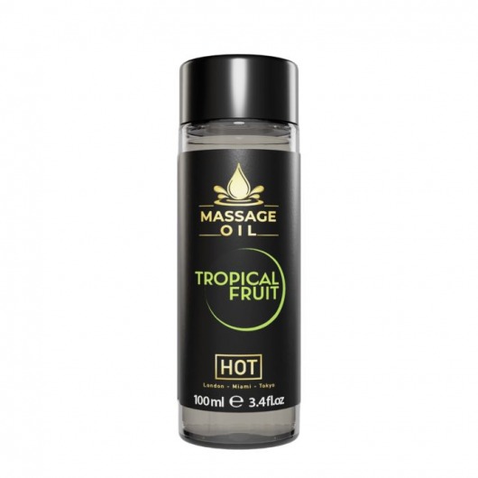 Массажное масло c ароматом тропических фруктов Massage Oil - 100 мл. - HOT - купить с доставкой в Уссурийске