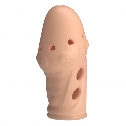 Телесная насадка на пенис Booker - 8 см. - Baile - в Уссурийске купить с доставкой