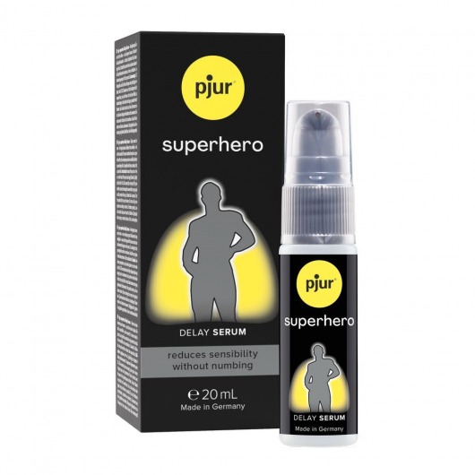 Пролонгатор-сыворотка pjur Superhero Delay Serum - 20 мл. - Pjur - купить с доставкой в Уссурийске
