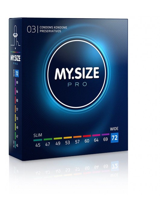 Презервативы MY.SIZE размер 72 - 3 шт. - My.Size - купить с доставкой в Уссурийске