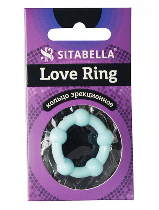 Цветное эрекционное кольцо Love Ring с бусинами - Sitabella - в Уссурийске купить с доставкой