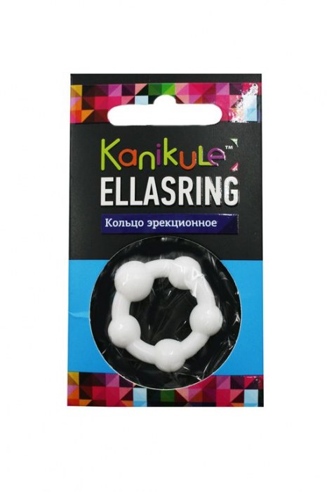 Цветное эрекционное кольцо с шариками Ellasring - Sitabella - в Уссурийске купить с доставкой