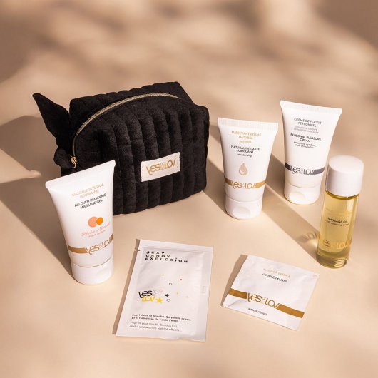 Набор YESforLOV La Trousse Enchantée в черной косметичке - YESforLOV - купить с доставкой в Уссурийске