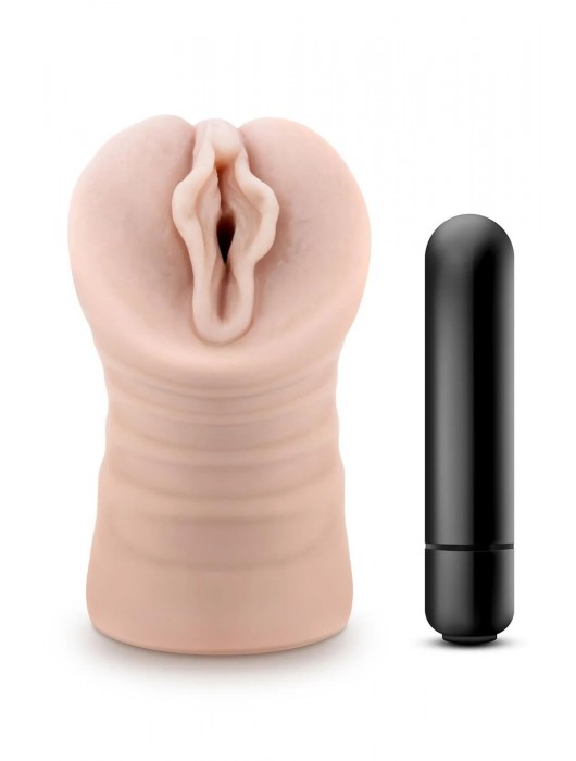 Телесный мастурбатор-вагина Destini - Blush Novelties - в Уссурийске купить с доставкой