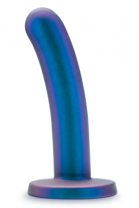 Синяя насадка с гладкой поверхностью Surrender 5.75 Inch Intermediate Pegging Dildo - 14,6 см. - Blush Novelties - купить с доставкой в Уссурийске