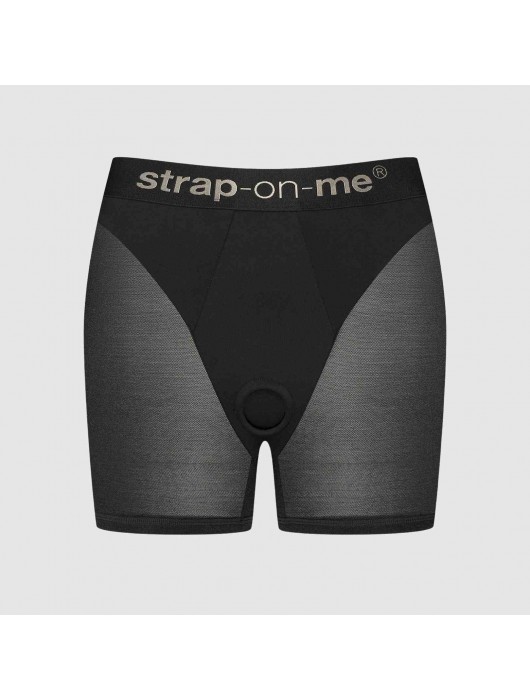 Трусики-шорты для фиксации насадок Strap-on-me Harness Lingerie Halo - size S - Strap-on-me - купить с доставкой в Уссурийске