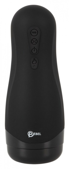 Черный вибромастурбатор с подогревом Masturbator with 3 Functions - Orion - в Уссурийске купить с доставкой
