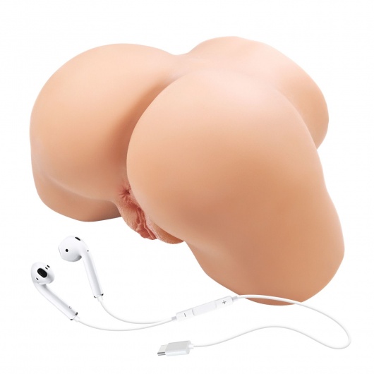 Телесный мастурбатор Olivia с 2 любовными отверстиями - Baile - в Уссурийске купить с доставкой