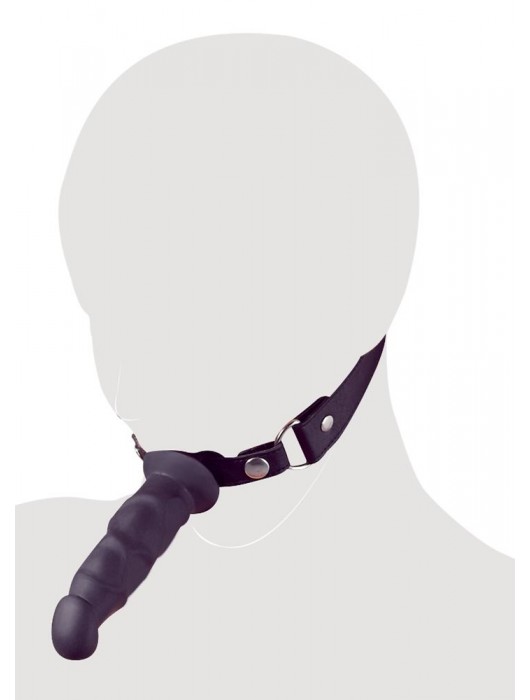 Кляп с наружным фаллоимитатором Knebel mit Dildo - Orion - купить с доставкой в Уссурийске