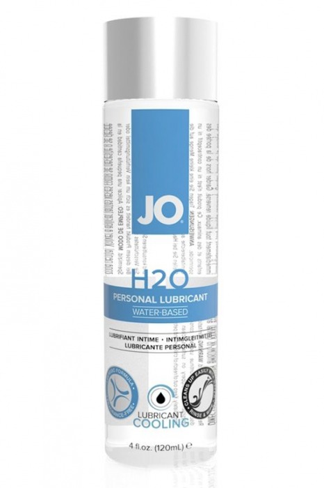 Охлаждающий лубрикант на водной основе JO Personal Lubricant H2O COOLING - 120 мл. - System JO - купить с доставкой в Уссурийске