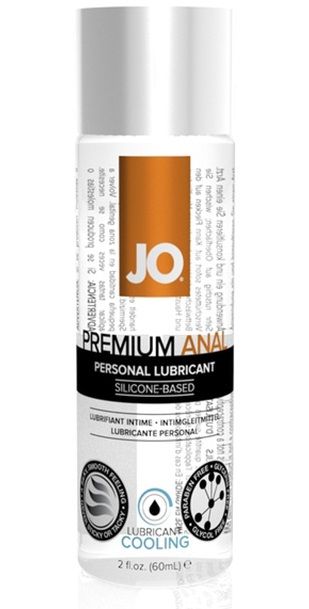Анальный охлаждающий лубрикант на силиконовой основе JO PREMIUM ANAL COOLING - 60 мл. - System JO - купить с доставкой в Уссурийске