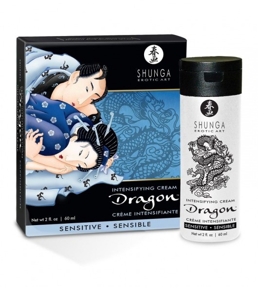 Интимный мужской крем SHUNGA DRAGON SENSITIVE - 60 мл. - Shunga - купить с доставкой в Уссурийске