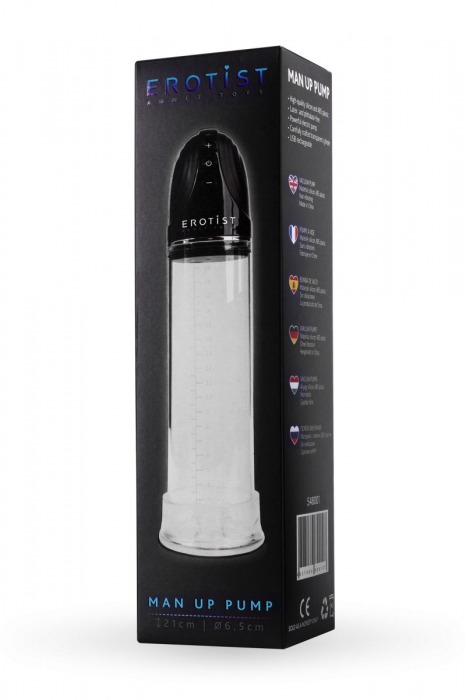 Автоматическая вакуумная помпа Man up pump - Erotist Adult Toys - в Уссурийске купить с доставкой