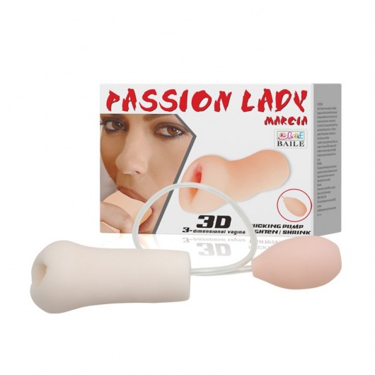 Мастурбатор Passion Lady Marcia с грушей для имитации посасывания - Baile - в Уссурийске купить с доставкой
