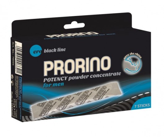 БАД для мужчин PRORINO M black line powder - 7 саше (6 гр.) - Ero - купить с доставкой в Уссурийске