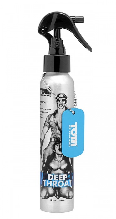 Спрей для лёгкого проникновения во время орального секса Tom of Finland Deep Throat Spray - 118 мл. - Доминирующее кольцо - купить с доставкой в Уссурийске