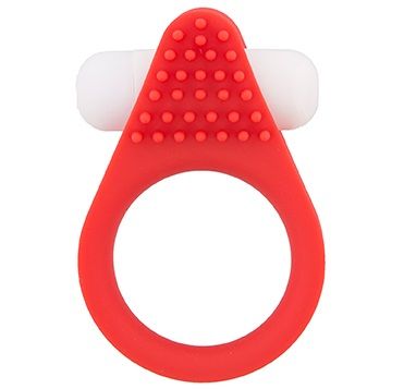 Красное эрекционное кольцо LIT-UP SILICONE STIMU RING 1 RED - Dream Toys - в Уссурийске купить с доставкой