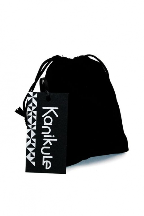 Серебристая алюминиевая анальная пробка с прозрачным кристаллом - 6 см. - Kanikule - купить с доставкой в Уссурийске