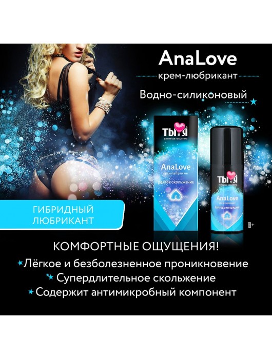 Анальный силиконовый лубрикант AnaLove - 20 гр. - Биоритм - купить с доставкой в Уссурийске