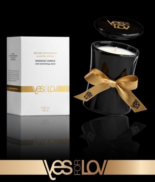 Массажная аромасвеча BEWITCHING MASSAGE CANDLE - 120 мл. - YESforLOV - купить с доставкой в Уссурийске
