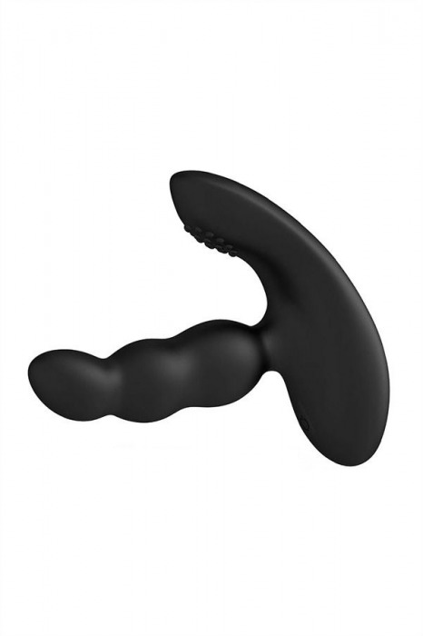 Черный силиконовый стимулятор простаты Levett Nitoc с пультом ДУ - Levett - в Уссурийске купить с доставкой