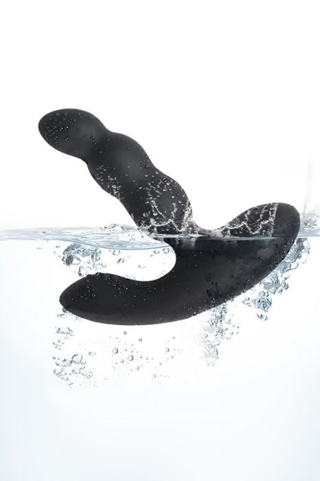 Черный силиконовый стимулятор простаты Levett Nitoc с пультом ДУ - Levett - в Уссурийске купить с доставкой