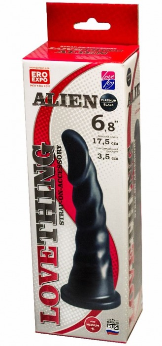 Насадка для трусиков харнесс Alien - 17,5 см. - LOVETOY (А-Полимер) - купить с доставкой в Уссурийске